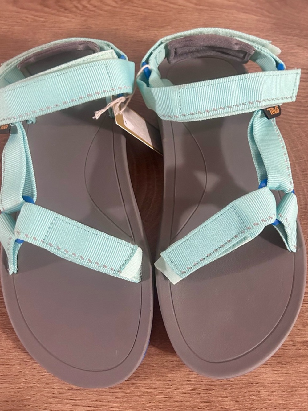 Teva Women's Sandals in Light Aqua and Gray